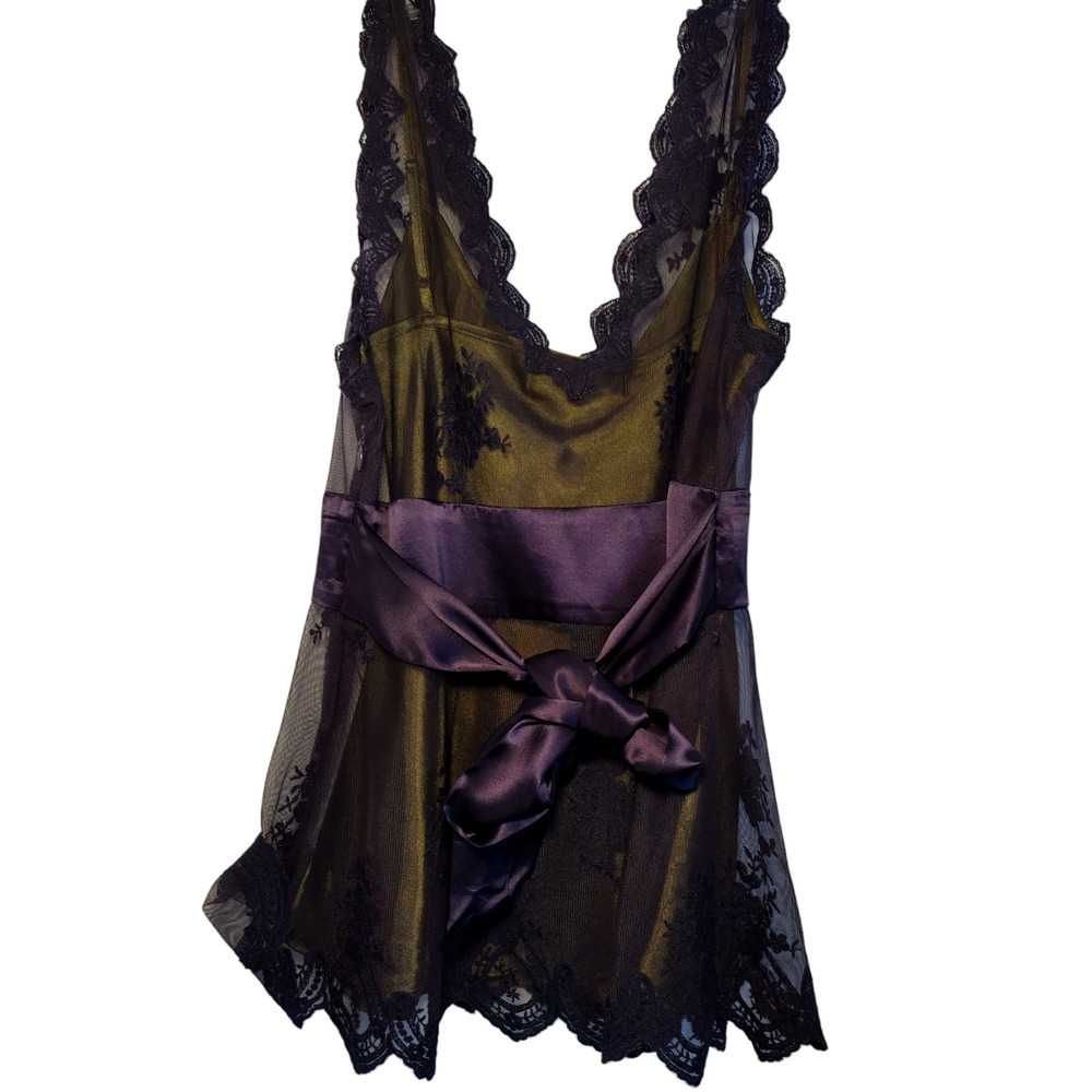 Nougat London Womens Sleeveless Lace Cami Top Olive Black Purple Size 1 - Picture 11 of 14